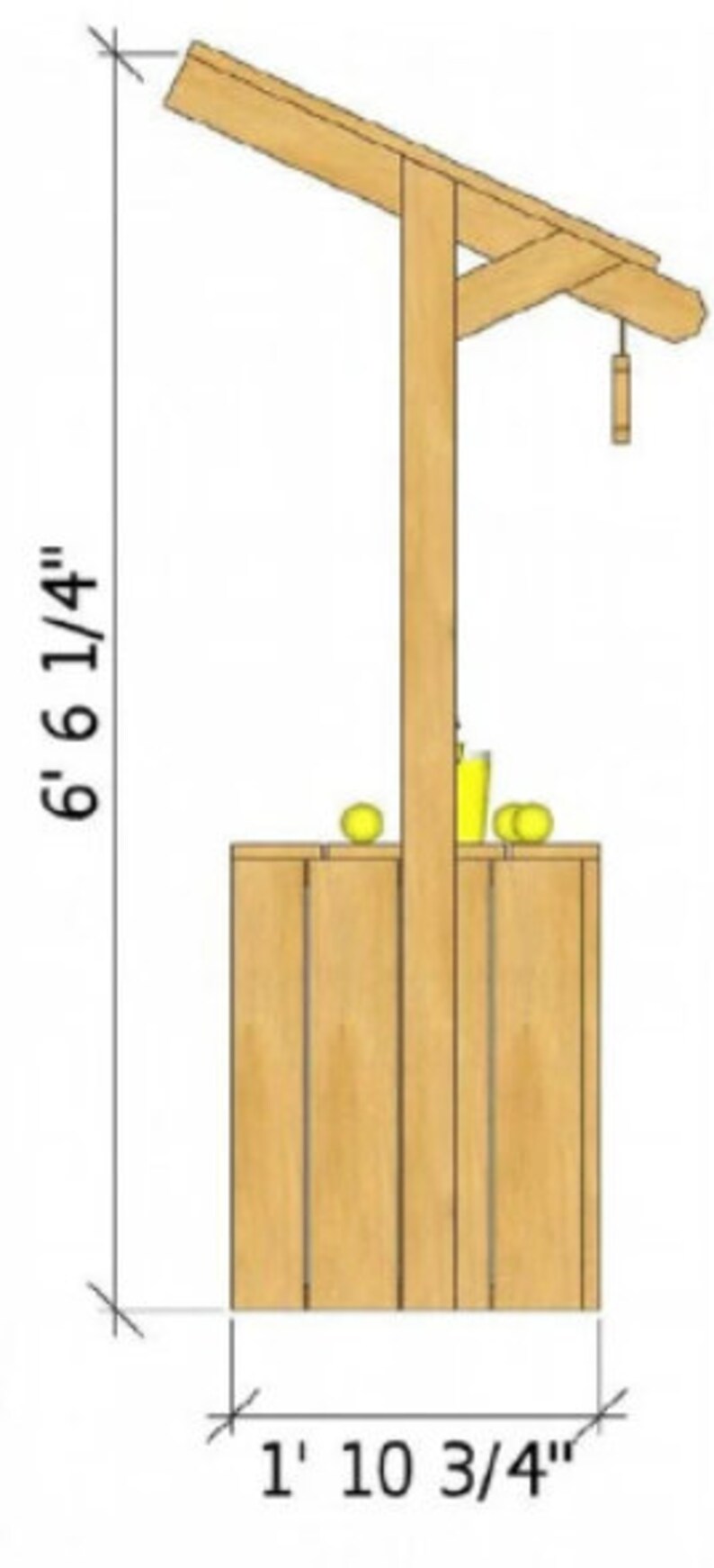 Lemonade Stand Plan, Foldable Stand Plan, DIY Kids Lemonade Stand Plans