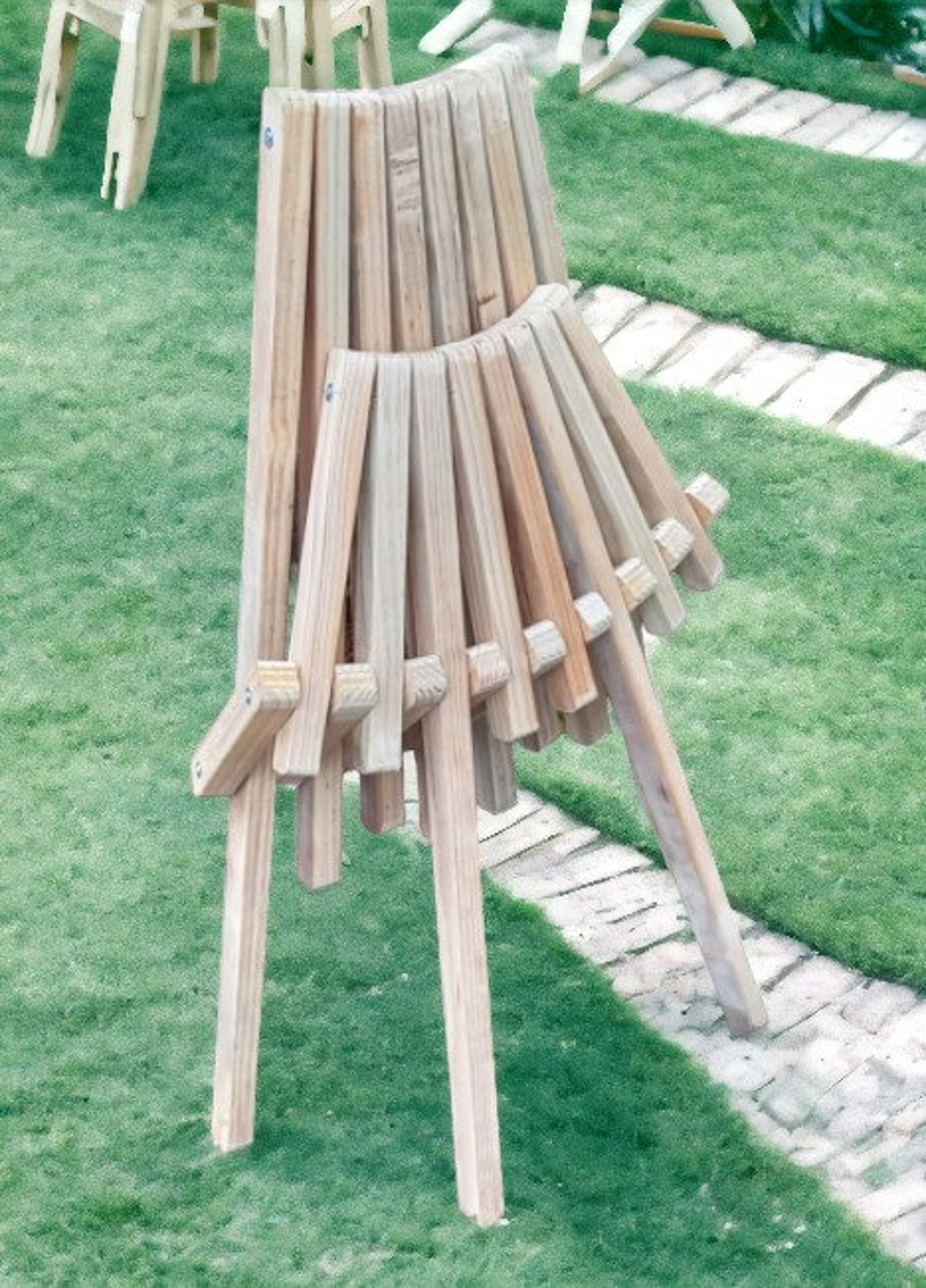 Kentucky Stick Chair Plans, Folding Wooden Chair Plan, Lounge Chair ...