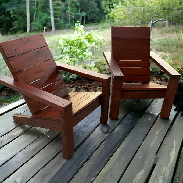DIY Adirondack Chair Plans, Garden Chair, Outdoor Chair, Backyard Chair Plans PDF Download, Garden Bench Plans, Weekend Woodworking Plans
