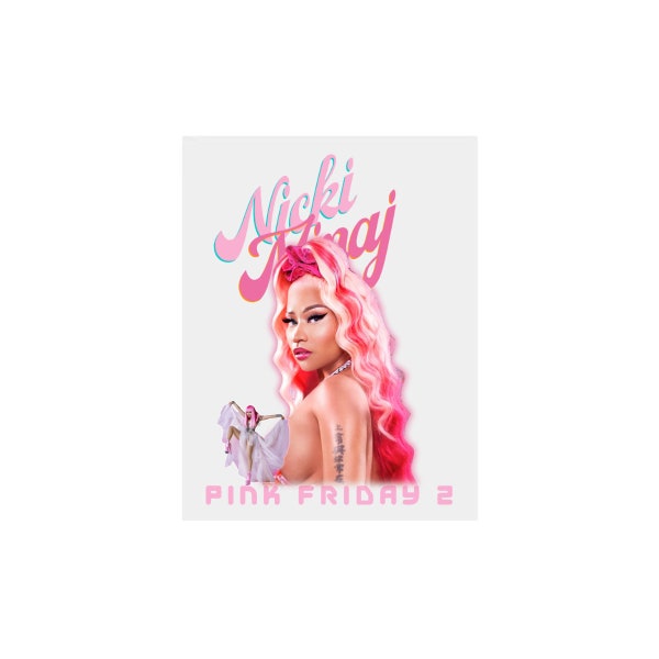 Nicki Minaj DTF Print, Pink Friday 2 DTF, Nicki Minaj Design