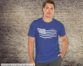 American USA Flag Short Sleeve Tee