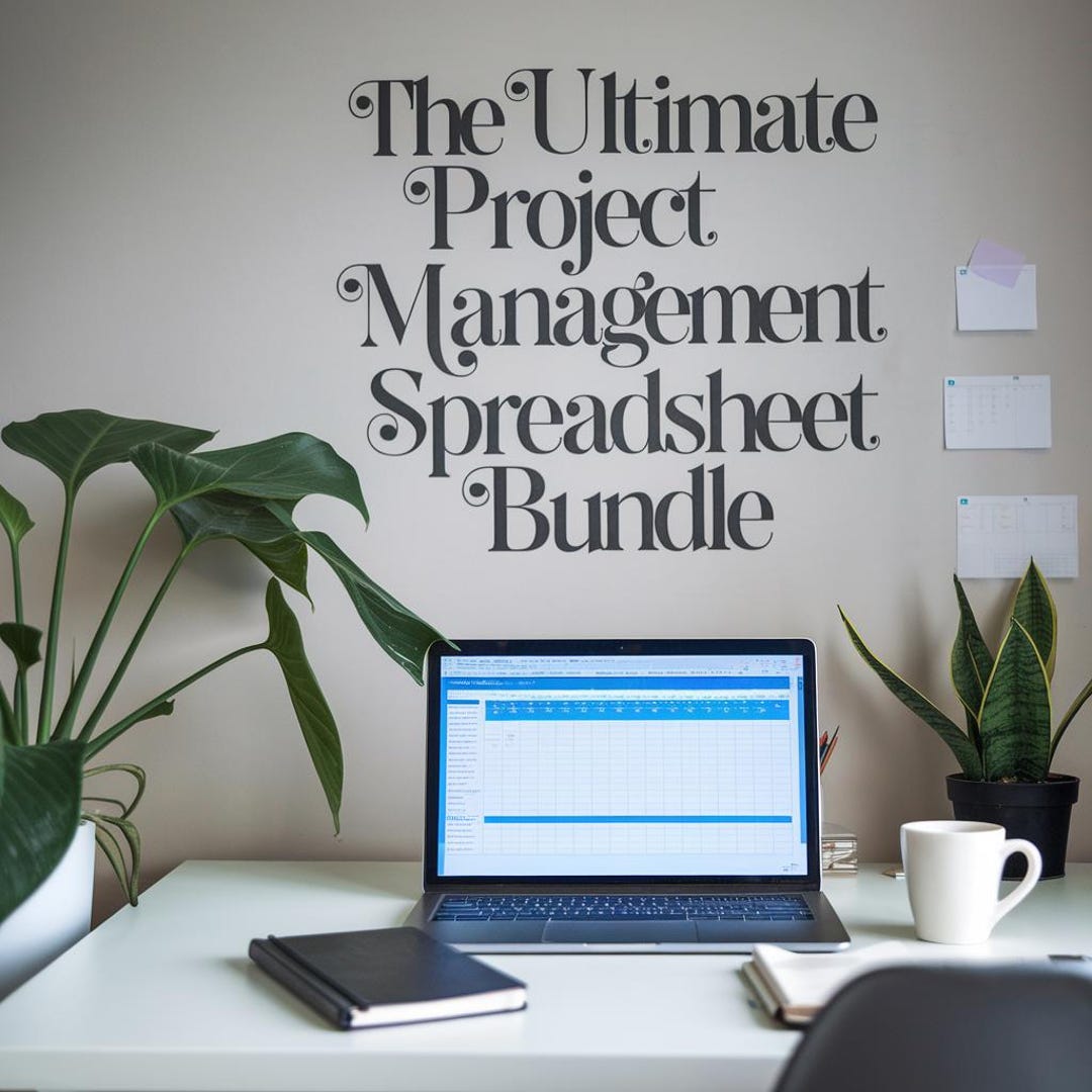 The Ultimate Project Management Spreadsheet Bundle - Etsy