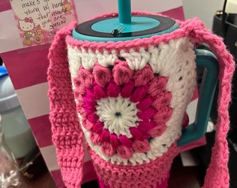 Crochet 40oz cup holder