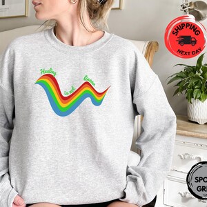 Healing is Not Linear Sweatshirt, Women Mental, Funny Mental Health, Mental Health Gift, Positive Vibes, Mental Health Sweatshirt