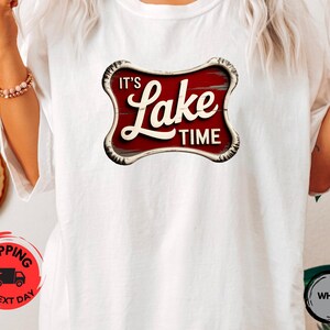 It&#39;s Lake Time Shirt, Lake Shirt, Trending Shirt, Lake Life Shirt, Camping Shirt, Trendy Shirt, Lake House Gift