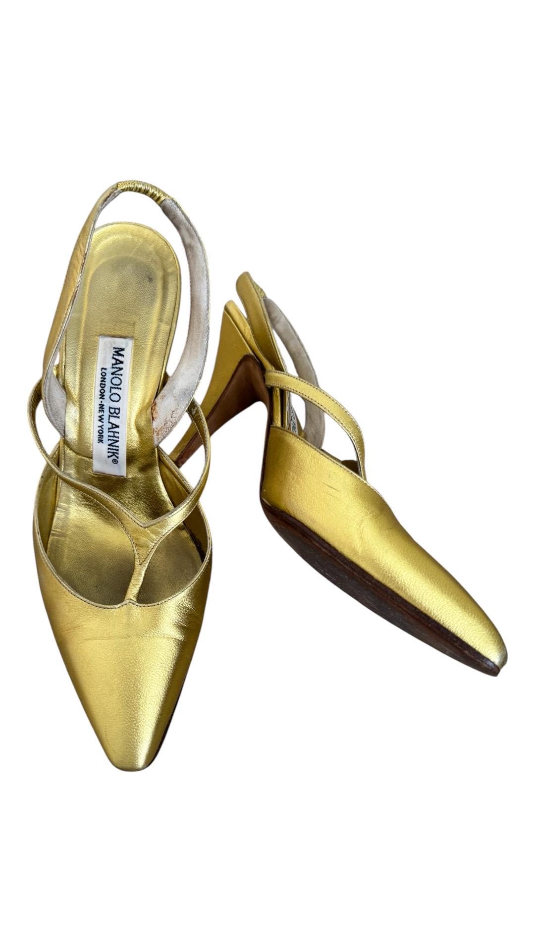 Vintage Manolo Blahnik Size 36 - Etsy