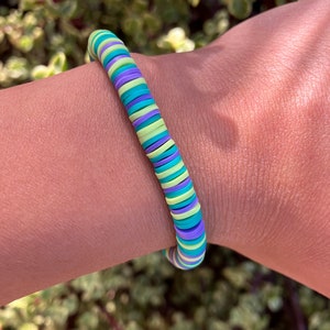 Cute Clay Bead Forest Bracelet