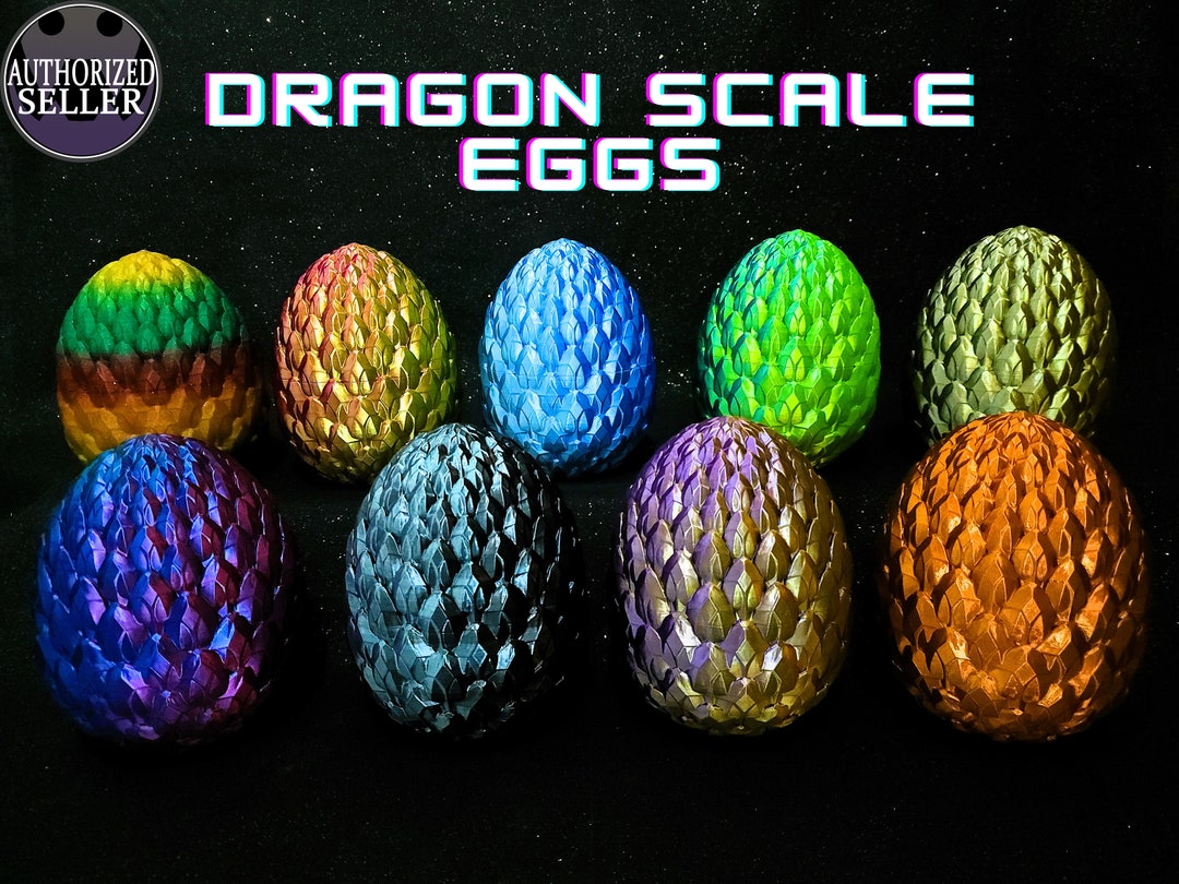 Dragon Scale Egg 3D Printed Fidget Toy for Flexible and Articulated