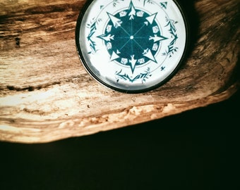 Chaos Star Pendant, Occult Magic Symbol, Goth Unisex Necklace