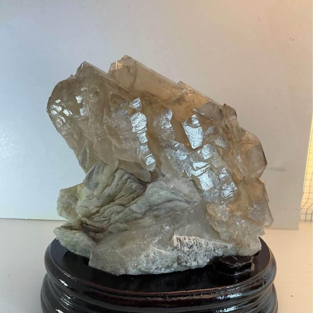 Large Skeletal Crystal Cluster Specimen Smoky Quartz Grow Etsy