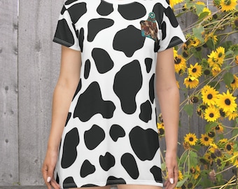 Cow T-Shirt Dress