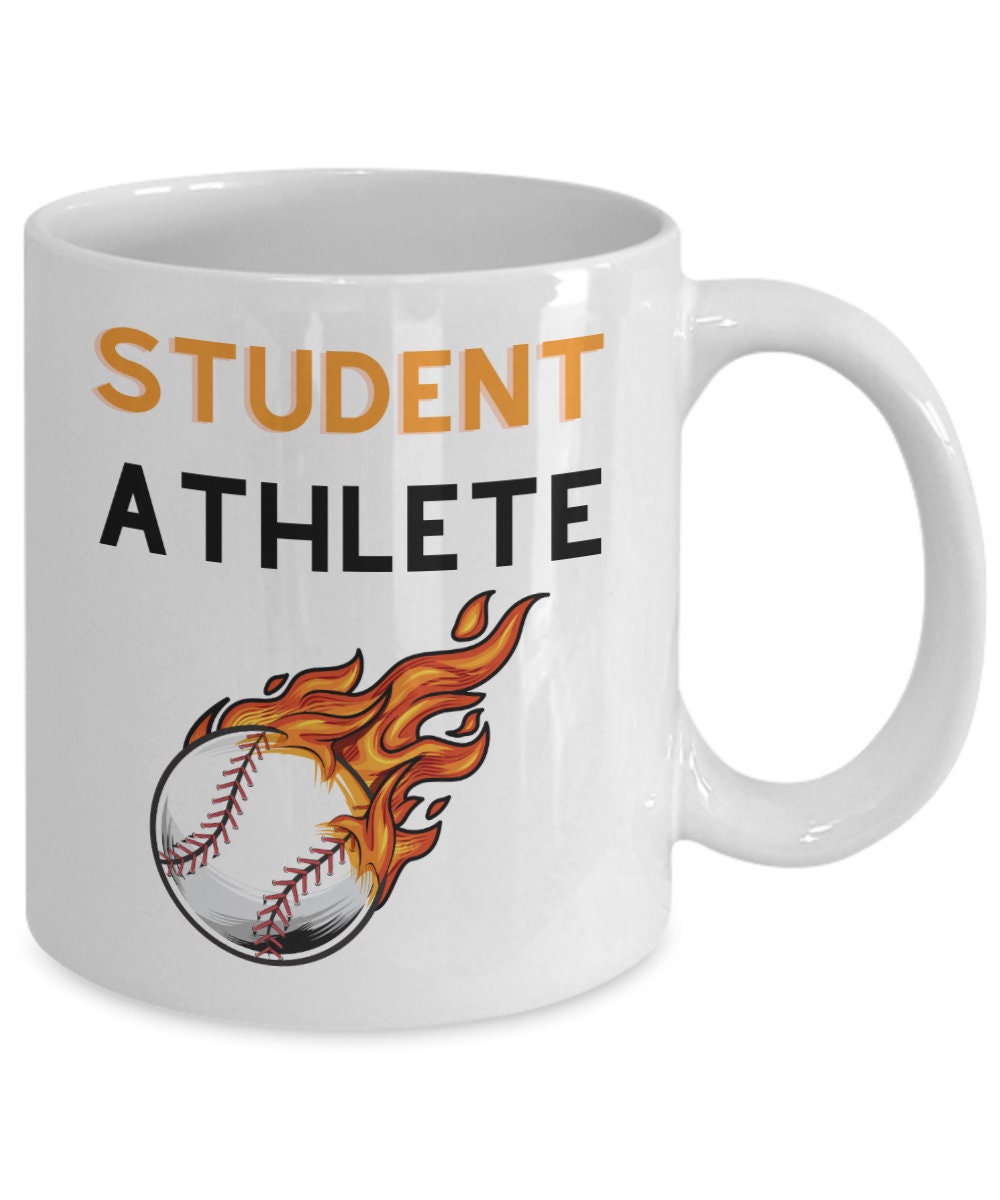 Student Athlete Baseball Mug, Gifts for Kids, Baseball Player, Gift for Him  