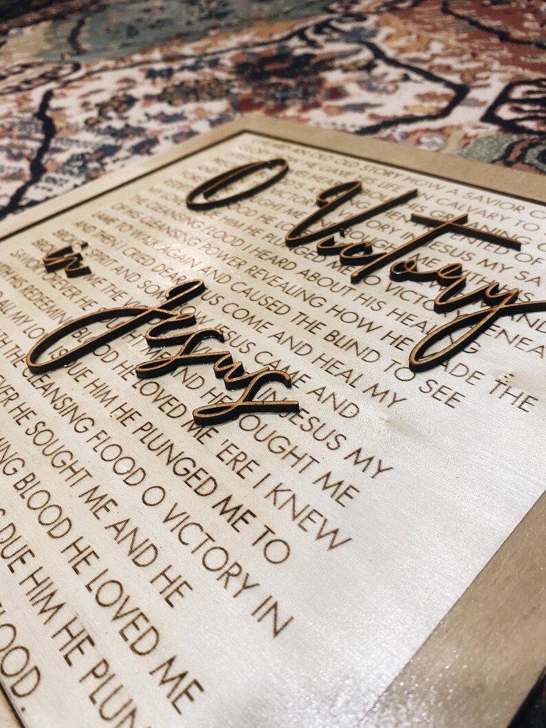 Song Lyric Wall Art Custom 3D Wall Decor Gift for Grandparent Etsy