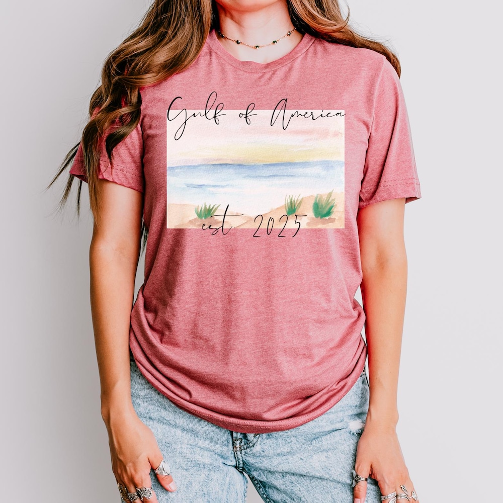 Gulf Of America T-Shirt / Women'S Shirt / Conservative Shirt / Maga Shirt / Trump Shirt / Gulf Of Mexico Shirt / Doge Shirt / Beach Shirt Realtorgift