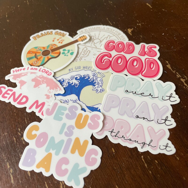 Christian Stickers - Etsy