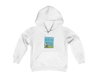 Wear this hoodie for YOUR AWESOME DAD, Fathers Day Birthday Gift, Gift for any season, Gift from Mom, Great kid Sweatshirt. Excellent gift.