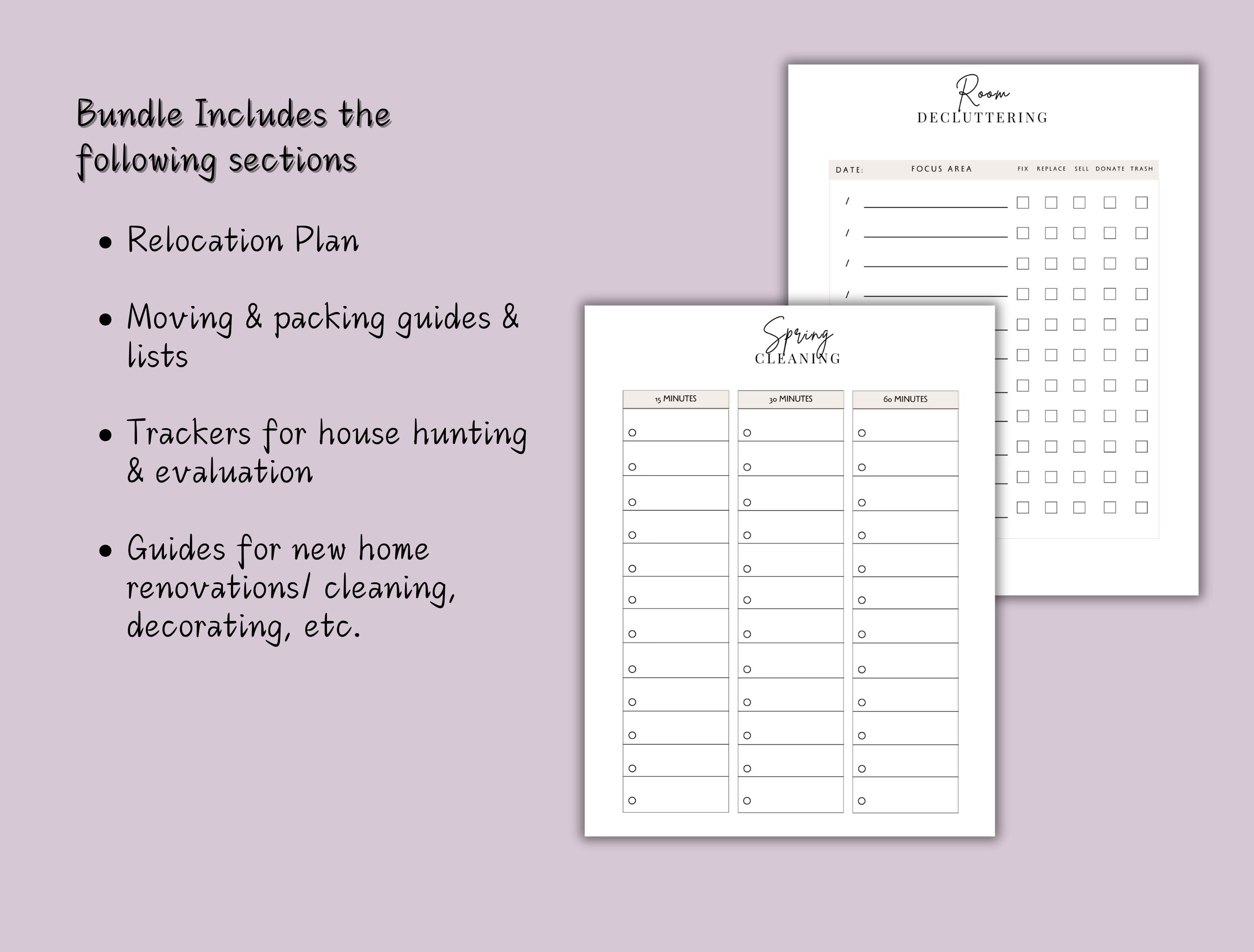 Moving Planner | Moving Checklist | Relocation Planner | Printable ...