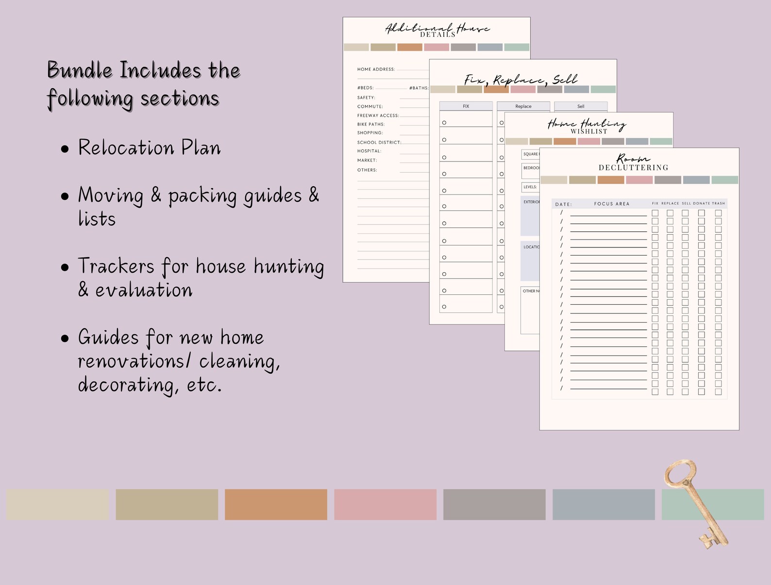 Moving Planner | Moving Checklist | Relocation Printable | Moving ...