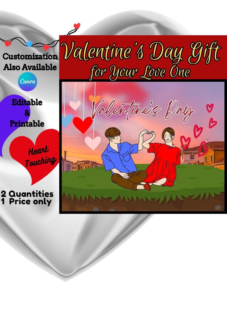 Romantic Love Print, Couple Line Art, Painting Gifts, Valentine
