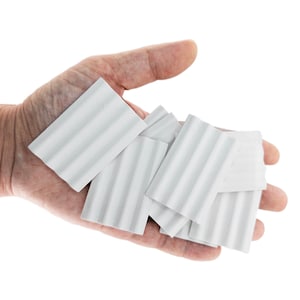 Realistic Miniature Slate Roof - Plaster Tiles for Dioramas and Dollhouses - Eco-Friendly and Versatile