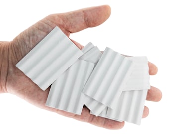 Tetto in ardesia in miniatura realistico, tegole in gesso per diorami e case delle bambole, ecologiche e versatili