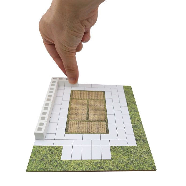 Miniature Brick Building Kit Japanese Tea House Construction Set 590