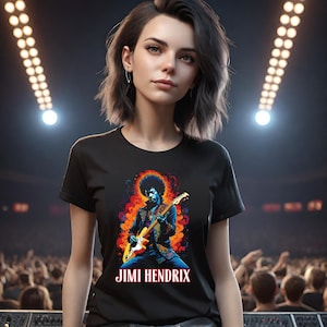 Jimi Hendrix Shirt, Jimi Hendrix T-Shirt, Hendrix Shirt, berühmter Gitarrist T-Shirt, Classic Rock Shirt, Jimi Hendrix Geschenk, Vintage Rock Tee, Hendrix
