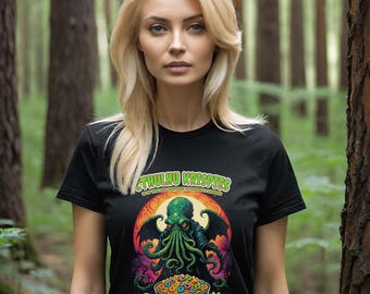 Cthulhu shirt, HP Lovecraft shirt, Call of Cthulhu Tee, Cthulhu Tee, Call of Cthulhu, Funny Cthulhu, Gothic T-shirt, unisex cotton t-shirt