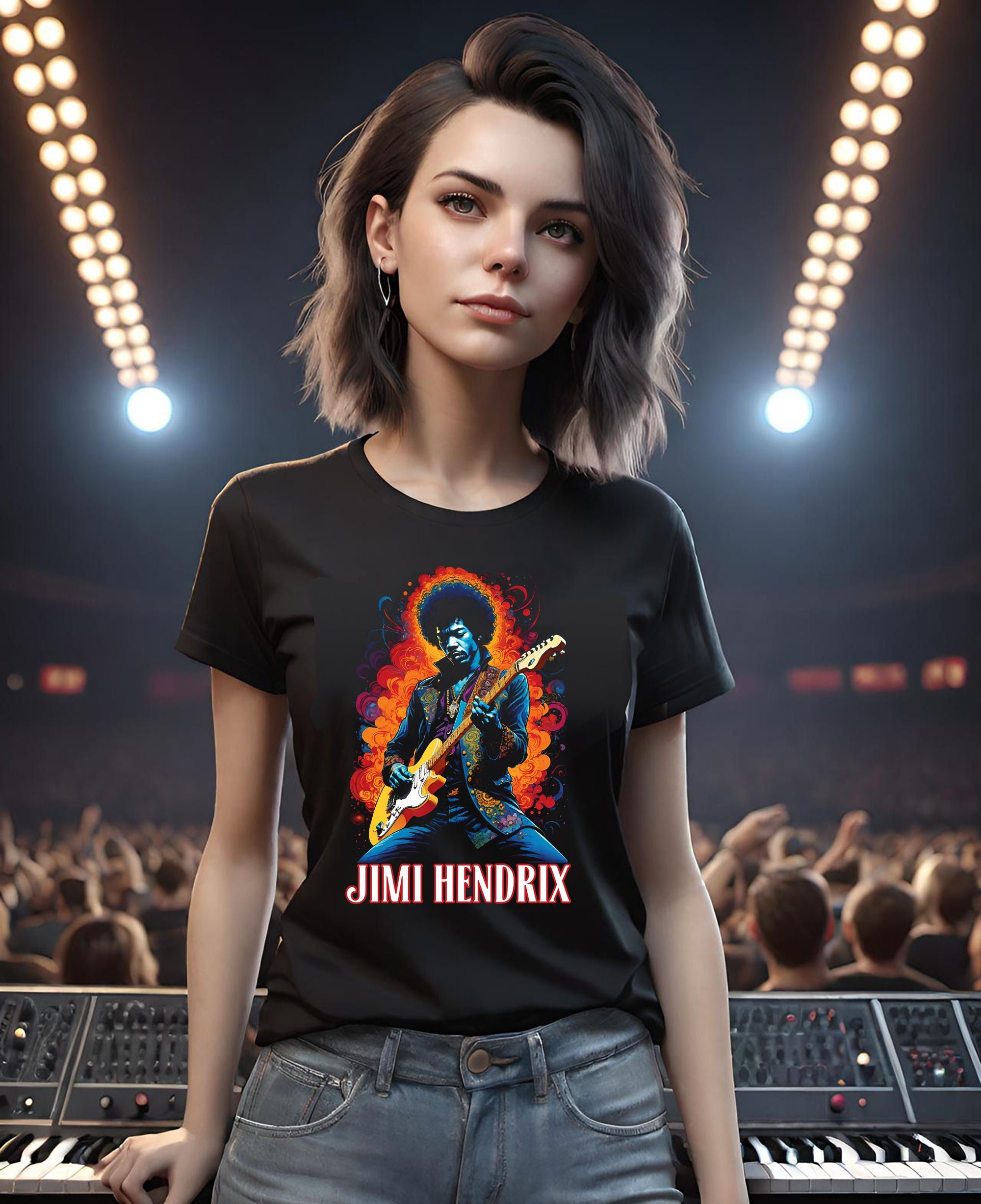 Jimi Hendrix shirt, Jimi Hendrix tee, Hendrix shirt, Famous Guitarist tee, classic rock shirt, Jimi Hendrix gift, vintage rock tee, Hendrix