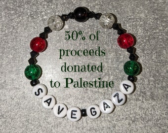 Save Gaza bracelet