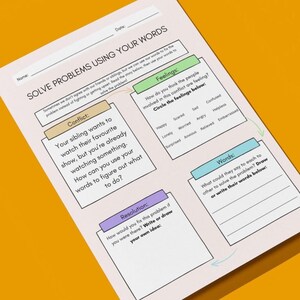 Conflict Resolution Worksheet Pack for Kids