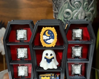 Haunted Coffin Fidget Clicker Shelf – 3D Printed Mechanical Keyboard Switch Clicker