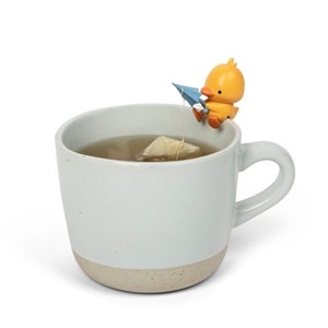 Tea Mates - Süße Fischerente - Teebeutelhalter - Teezubehör für Tasse - Einzigartiges Geschenk für Teeliebhaber - Geschenk für Sie - Teebeutelhalter