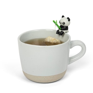 Tea Mates - Süßer Fischender Panda - Teebeutelhalter - Teezubehör für Tasse - Einzigartiges Geschenk für Teeliebhaber - Geschenk für Sie - Teebeutelhalter