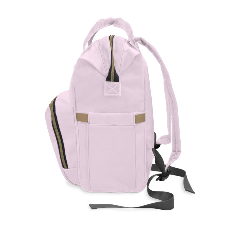 Light Pink Diaper Backpack Personalized With Baby/mom Initials ...