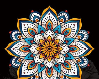 Libro da colorare per adulti: Mandala antistress, fiori, paesaggi (PDF stampabile da scaricare)