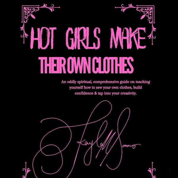 Hot Girls Make Their Own Clothes E-Book