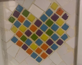 Mosaic little gem collection one of 20 handmade decorative plaques kdart2020