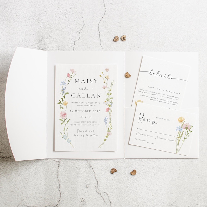 wildflower wedding