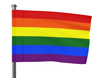 Pride Flagge für LGBTQIA + Monat für Pride Parade