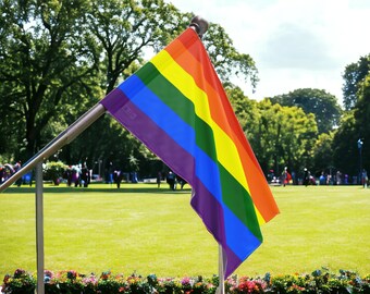 Pride Flag for LGBTQIA+ month for Pride Parade