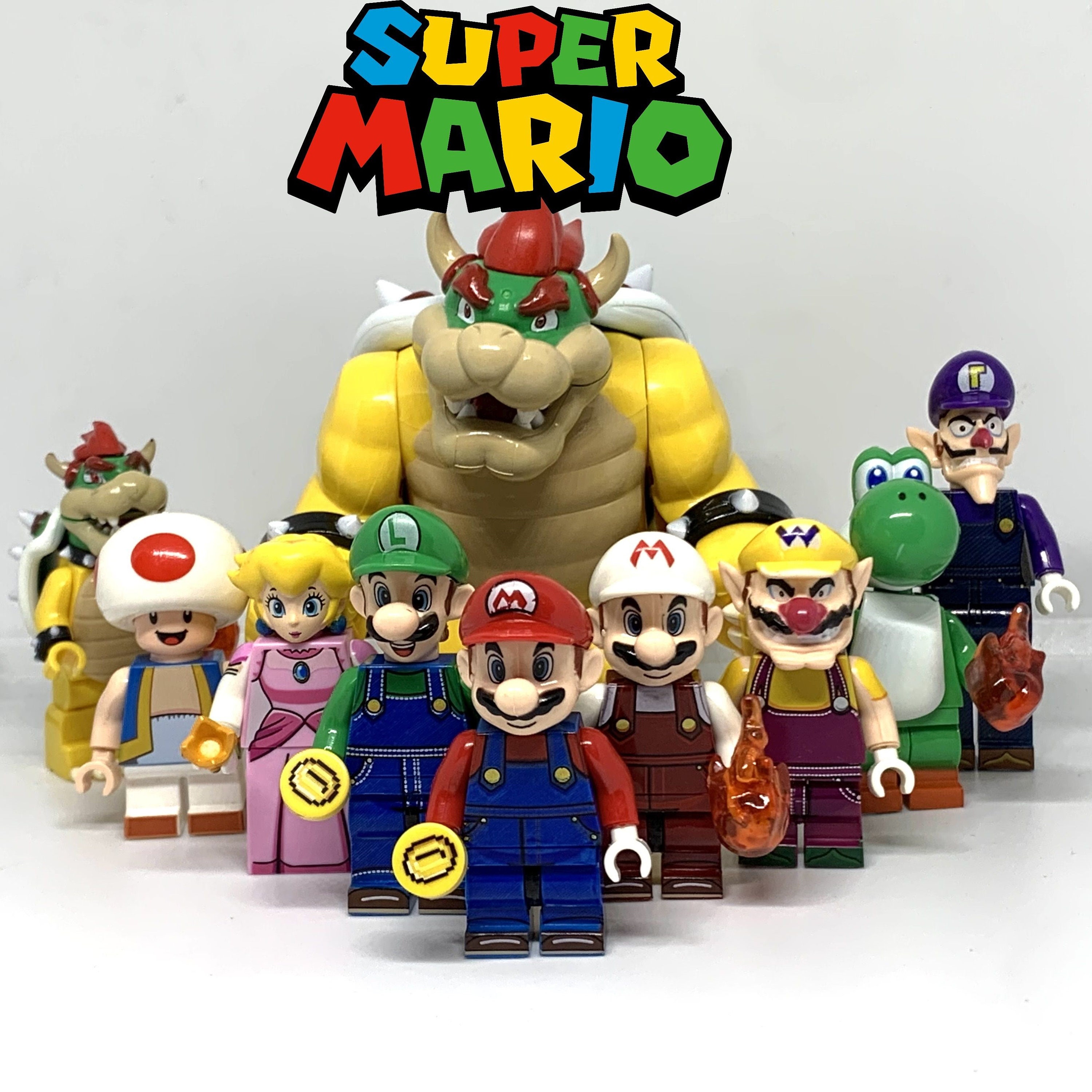 FUNKO POP Super Mario Bros Figure Princess Peach Bowser Luigi Yoshi Donkey  Kong Mushroom Anime Model Toys Ornaments Child Gifts