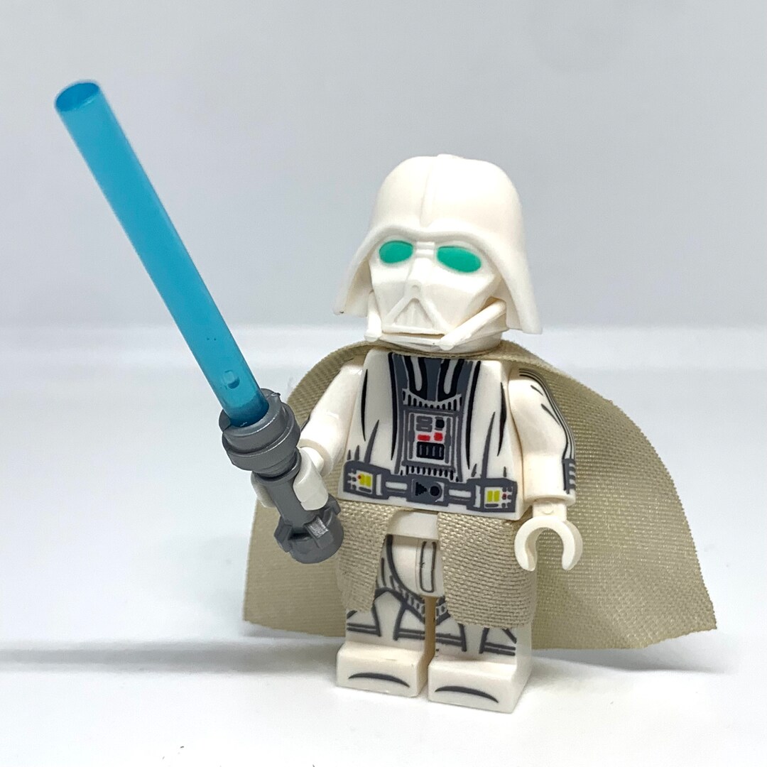 Custom White Darth Vader Minifigure Star Wars Sith Lord Etsy New Zealand