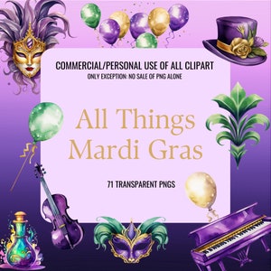 71 Mardi Gras Clipart PNG INSTANT DOWNLOAD Fashionable instant download Clipart Printable Graphics Sublimation Digital Sticker Ca006
