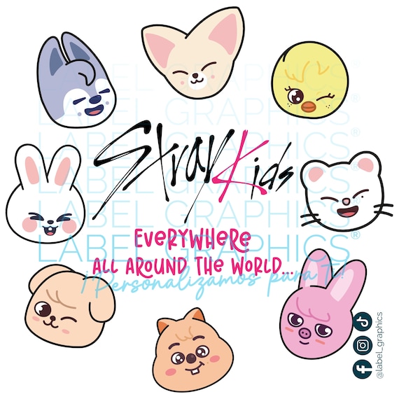 SKZOO (스키주) | Straykids | Ready to Print | Everywhere All
