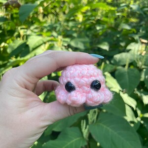 Handmade Crochet Mini Octopus – Cute Amigurumi Plushie – Soft Stuffed Toy – Kawaii Gift – Pocket-Sized Animal – Ocean Decor