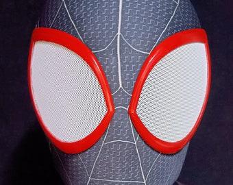 Mask Miles Morales + Faceshell + Lens Magnetics - Miles Morales Into The Spiderverse