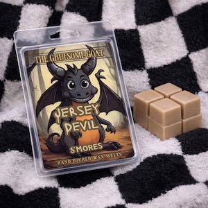 Smores Wax Melts | Chocolate Scented Summer Scents | Gothic Home Decor | Gourmand Fragrance | Jersey Devil