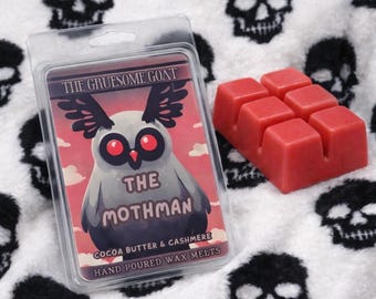 Fondant au beurre de cacao et au cachemire | Inspiré des cryptides | Fondant à la cire musqué | Thème effrayant |  Homme aux mites