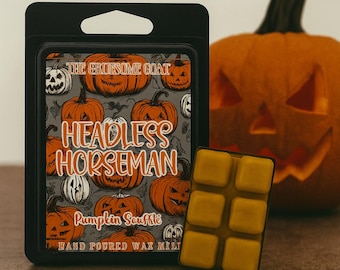 Pumpkin Souffle Wax Melt | Cozy Scents | Fall Scents | Sweet Scents | Gothic Home Decor | Halloween | Cinnamon Scent | Headless Horseman